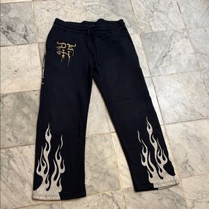 Ed Hardy Blue Sweatpants Sz S